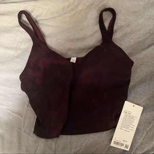 NWT Black and cassis diamond dye align tank
